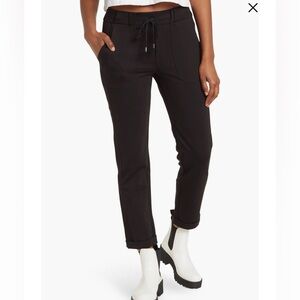 Democracy Black Ankle Pants with Drawstring